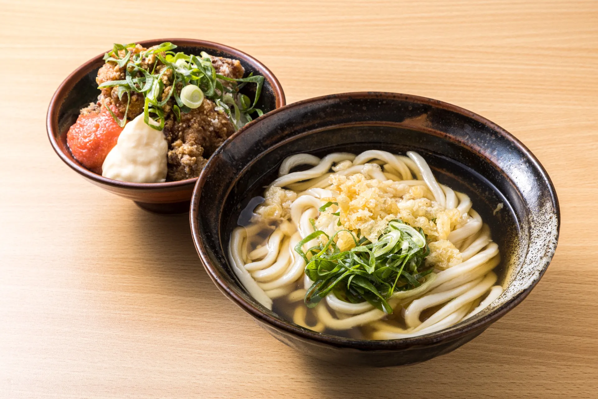 明太唐マヨ丼セット