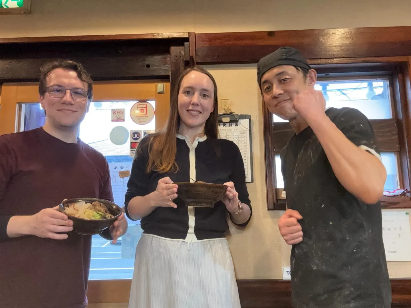 【奈良・うどん体験】アメリカからのご夫婦が大満足|インバウン...